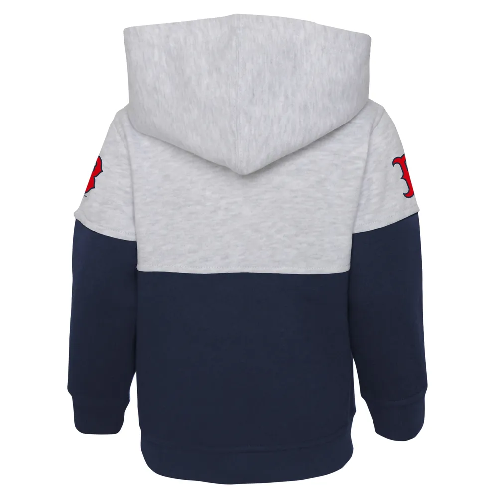 Ensemble sweat à capuche et pantalon Boston Red Sox Playmaker pour bébé bleu marine/gris chiné