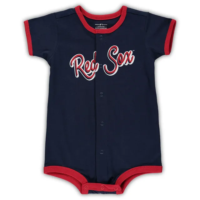 Detroit Tigers Infant Navy Romper Jersey