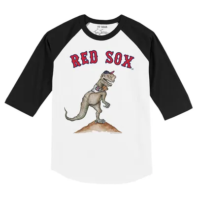 Unisex Tiny Turnip White/Navy Houston Astros TT Rex 3/4-Sleeve Raglan T-Shirt Size: Medium