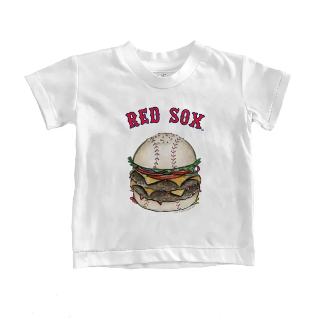 Women's Tiny Turnip Red Boston Sox Triple Scoop T-Shirt Size: Small