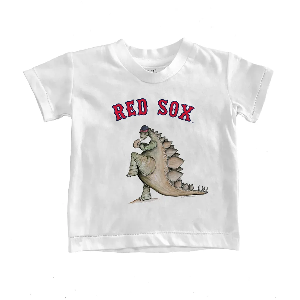 Women's Tiny Turnip Red Boston Sox Stitched Baseball T-Shirt Size: Medium