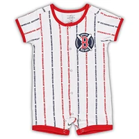 Infant White Boston Red Sox Ball Hitter Coverall