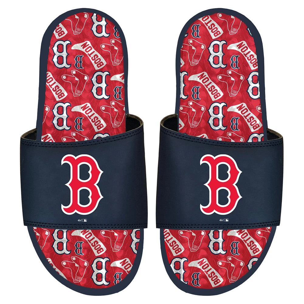 ISlide Boston Red Sox Team Pattern Gel Slide Sandals