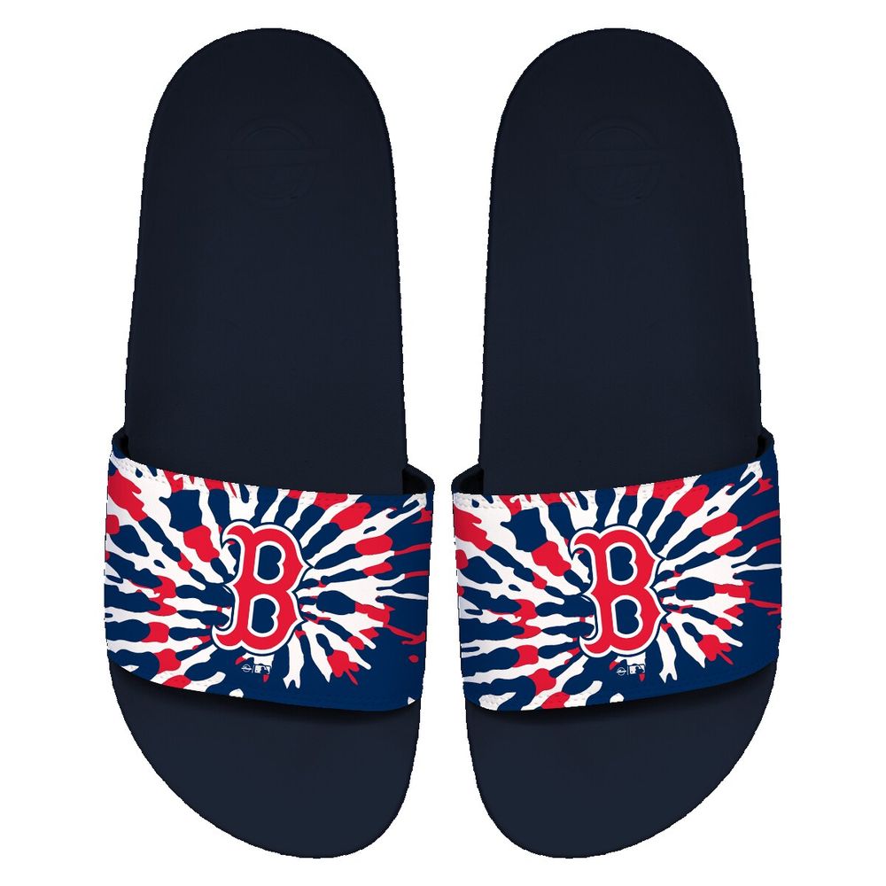 ISlide Boston Red Sox Team Tie-Dye Motto Slide Sandals