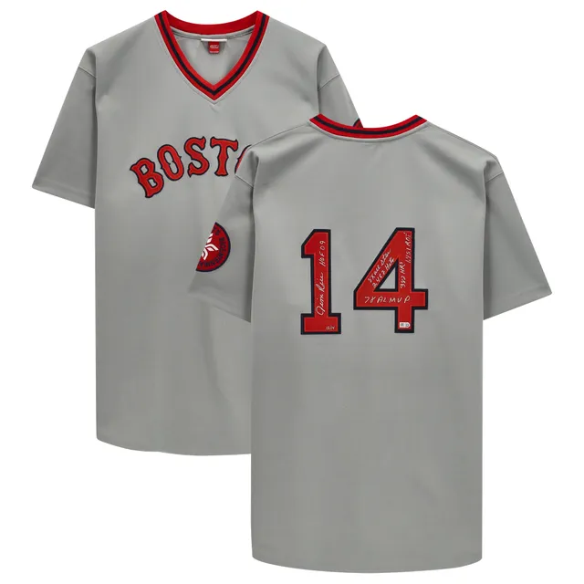 Carl Yastrzemski Boston Red Sox Mitchell & Ness Authentic Jersey - Cream