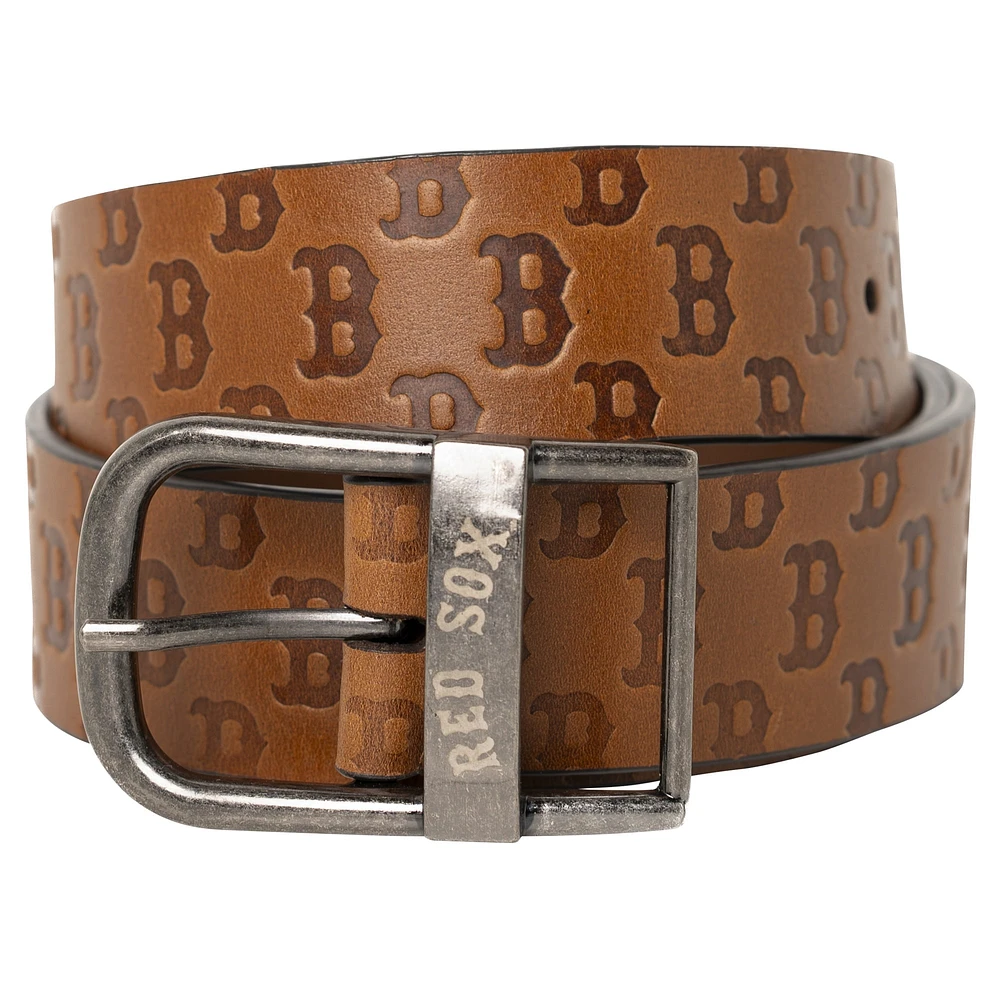 Lusso Brown Boston Red Sox Saul Belt