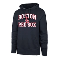 Sweat à capuche en molleton Velocity bleu marine '47 Boston Red Sox pour homme, grande taille