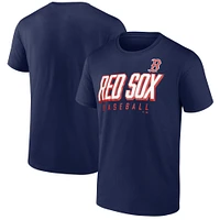 T-shirt Fanatics bleu marine avec logo de l'équipe des Boston Red Sox pour homme