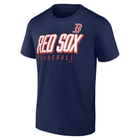 T-shirt Fanatics bleu marine avec logo de l'équipe des Boston Red Sox pour homme