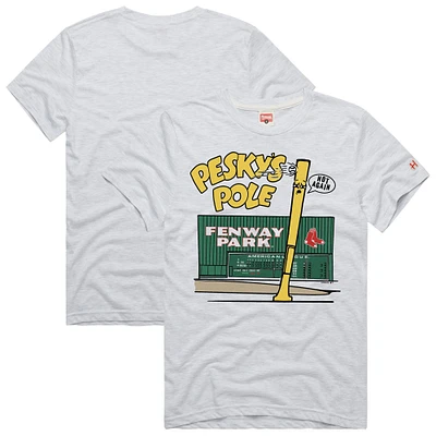 T-shirt Hyper Local Tri-Blend Hommage Ash pour homme des Boston Red Sox