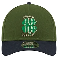 Casquette ajustable 9FORTY A-Frame Boston Red Sox City Feature vert foncé New Era pour homme