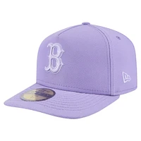 Casquette ajustée 59FIFTY pour homme New Era violet Boston Red Sox Color Pack ton sur