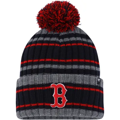 Boston Red Sox '47 Rexford Cuffed Knit Hat with Pom - Gray/Navy