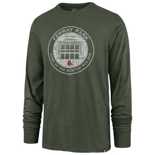 Lids Boston Red Sox Fanatics Branded Official Team Logo Long Sleeve T-Shirt  - Heather Gray