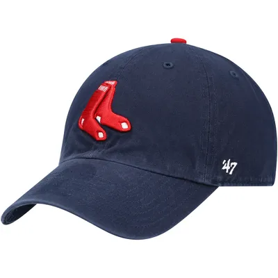 Boston Red Sox 47 Brand Alternate Clean Up Adjustable Strap Blue Hat Dad Cap