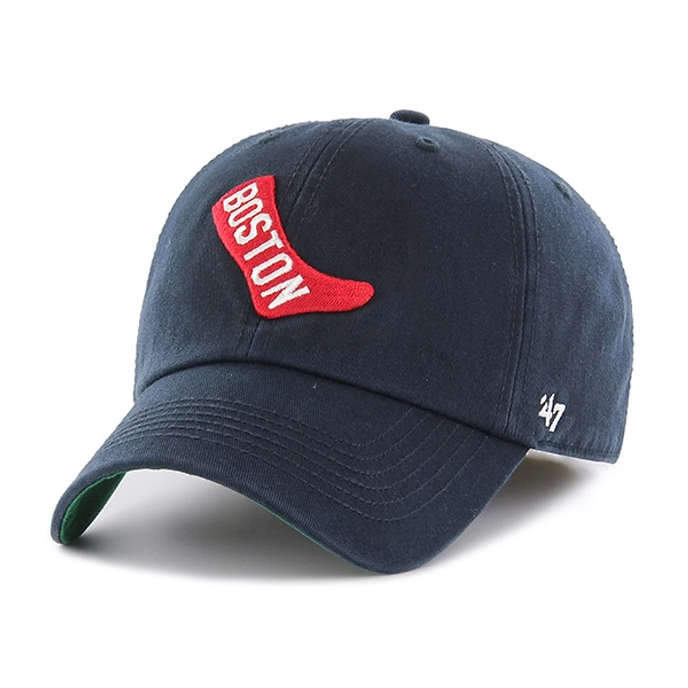 Casquette ajustée à logo Franchise Collection Cooperstown Boston Red Sox '47 pour homme, bleu marine