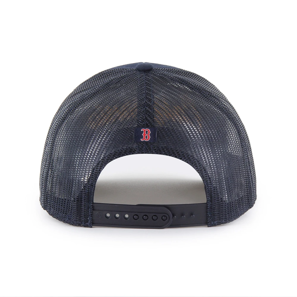 Men's '47 Navy Boston Red Sox Garner Trucker Adjustable Hat