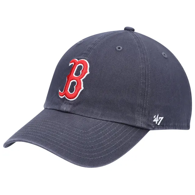 Boston Red Sox 47 Brand Alternate Clean Up Adjustable Strap Blue Hat Dad Cap