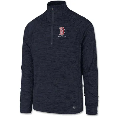 Men's Boston Red Sox Nike Gray Team Logo Element Performance Half-Zip  Pullover Jacket