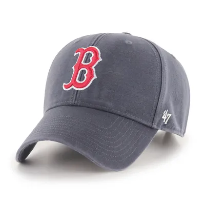 Men's Boston Red Sox '47 Black Mango Undervisor Hitch Snapback Hat