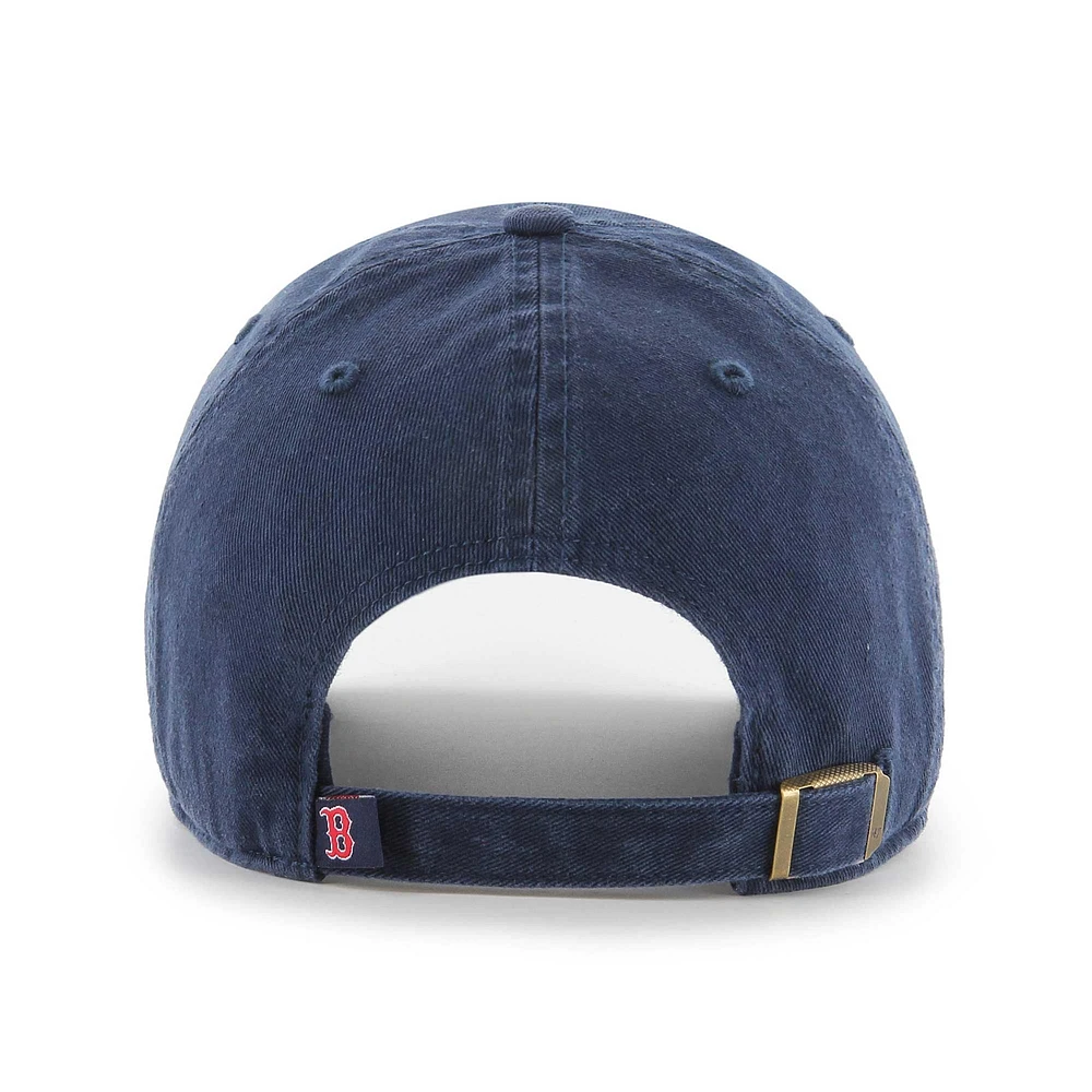 Casquette réglable '47 Navy Boston Red Sox Team Pride Clean Up pour homme