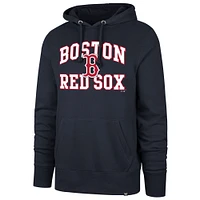 Sweat à capuche bleu marine Boston Red Sox Velocity Headline '47 pour homme