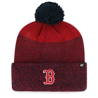 Men's '47 Red Boston Red Sox Darkfreeze Cuffed Knit Hat with Pom