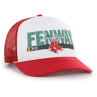 Men's '47 Red Boston Red Sox Retro Region Foam Trucker Adjustable Hat