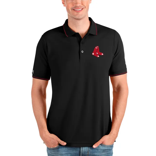 Men's Antigua Red Boston Red Sox Big & Tall Tribute Polo 