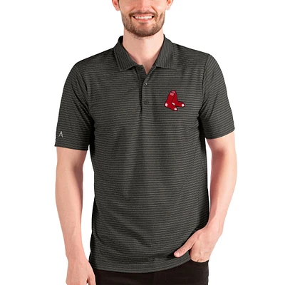 Polo Esteem Antigua chiné bleu marine/rouge pour homme des Boston Red Sox