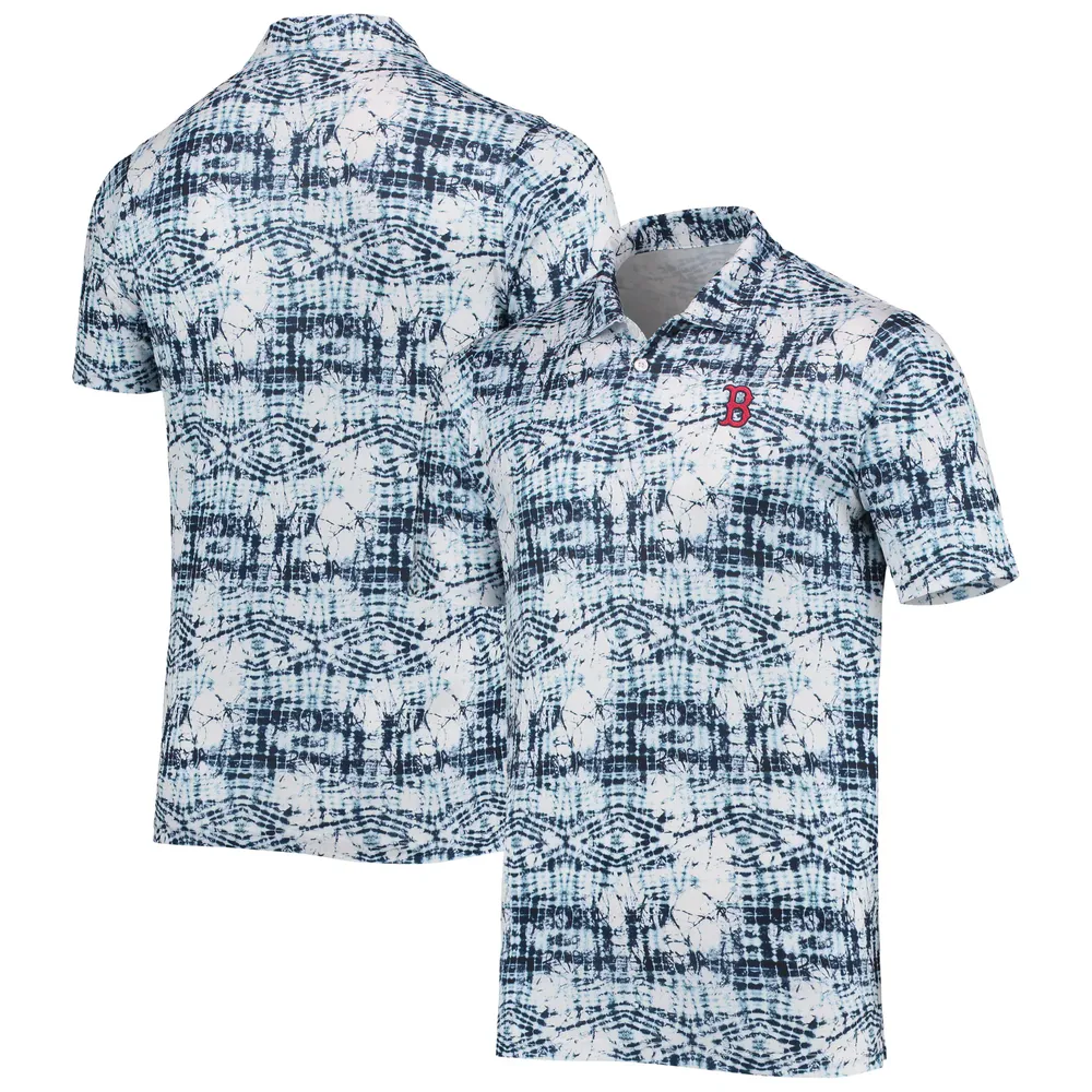 Boston Red Sox Big & Tall Sublimated Polo - White/Navy