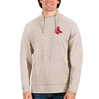 Sweat-shirt à capuche pour homme Antigua Oatmeal Boston Red Sox Team Reward