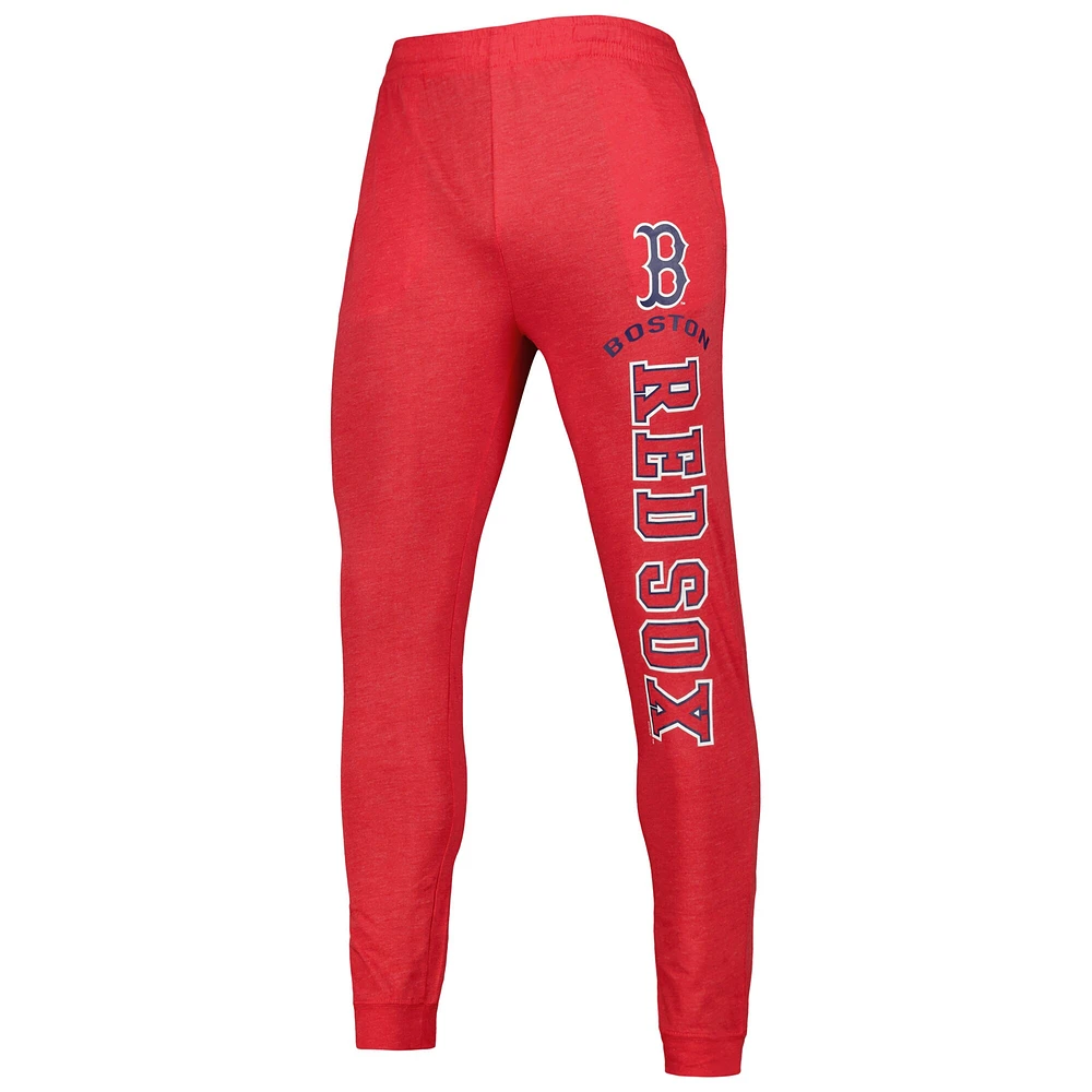 Men's Concepts Sport Heather Red/Heather Charcoal Boston Red Sox Meter Pullover Hoodie & Joggers Set