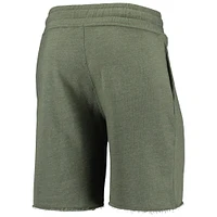 Men's Concepts Sport Heathered Olive Boston Red Sox Mainstream Tri-Blend Shorts