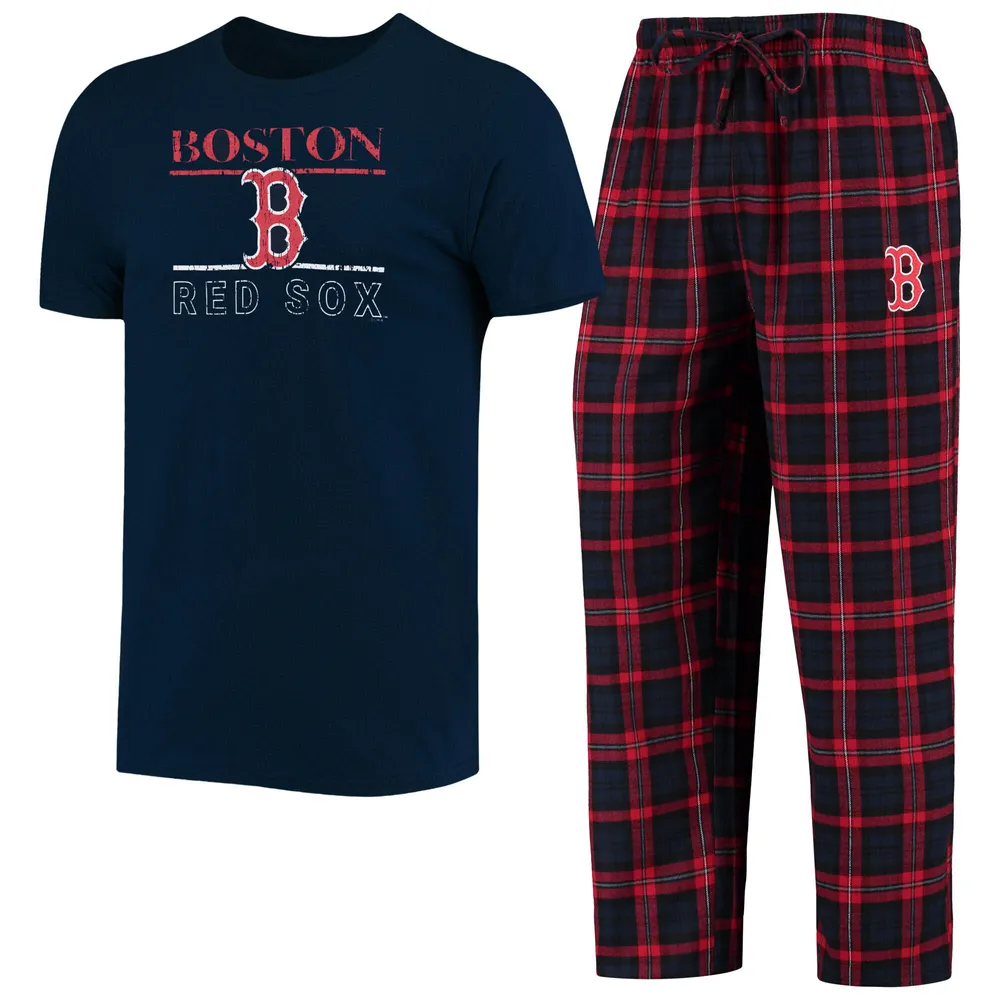 Washington Nationals Concepts Sport Women's Lodge T-Shirt & Pants Sleep Set  - Red/Navy