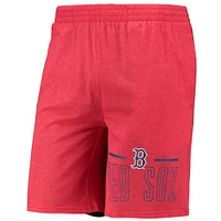 Ensemble de nuit avec t-shirt et short Boston Red Sox Meter Concepts Sport rouge/bleu marine pour homme