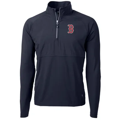 Boston Red Sox Cutter & Buck Americana Logo Big & Tall Virtue Eco Pique  Recycled Quarter-Zip Pullover Top - Red