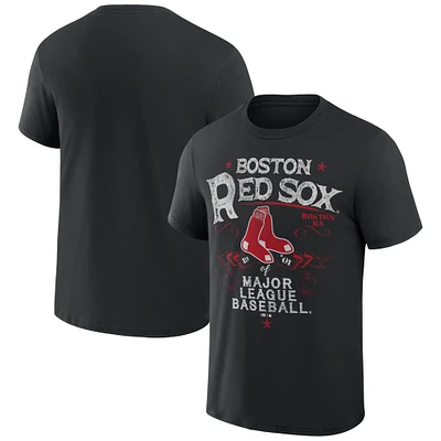 Collection Darius Rucker pour homme par Fanatics - T-shirt noir Boston Red Sox Beach Splatter