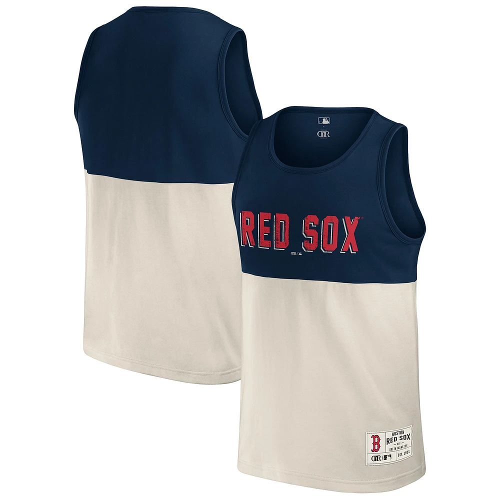 Men's Darius Rucker Collection by Fanatics Navy Boston Red Sox Colorblock Tank Top