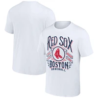 Men's Darius Rucker Collection by Fanatics White Boston Red Sox Distressed Rock T-Shirt