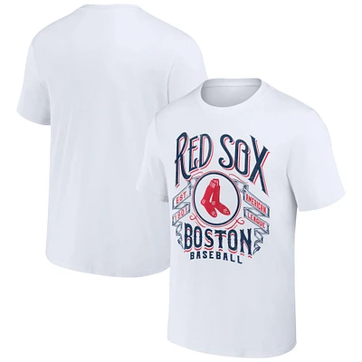 Men's Darius Rucker Collection by Fanatics White Boston Red Sox Distressed Rock T-Shirt