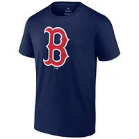 Men's David Ortiz Navy Boston Red Sox Logo Graphic T-Shirt