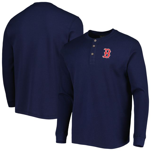 T-shirt à manches longues Dunbrooke Boston Red Sox pour homme, bleu marine Maverick