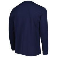 Men's Dunbrooke Boston Red Sox Navy Maverick Long Sleeve T-Shirt