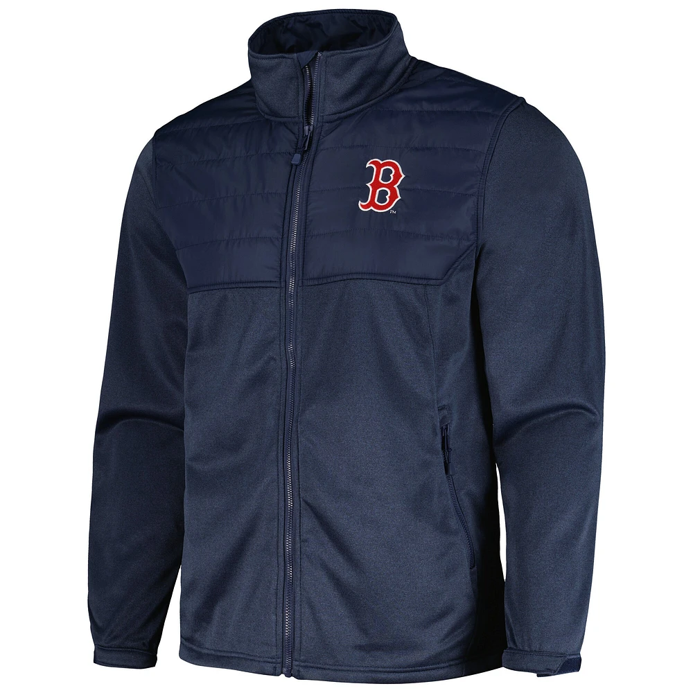 Men's Dunbrooke  Heather Navy Boston Red Sox Explorer Full-Zip Jacket