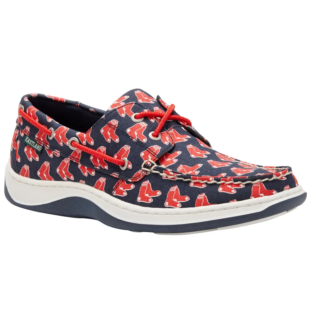 Lids Boston Red Sox Eastland Summer Boat Shoes - Navy