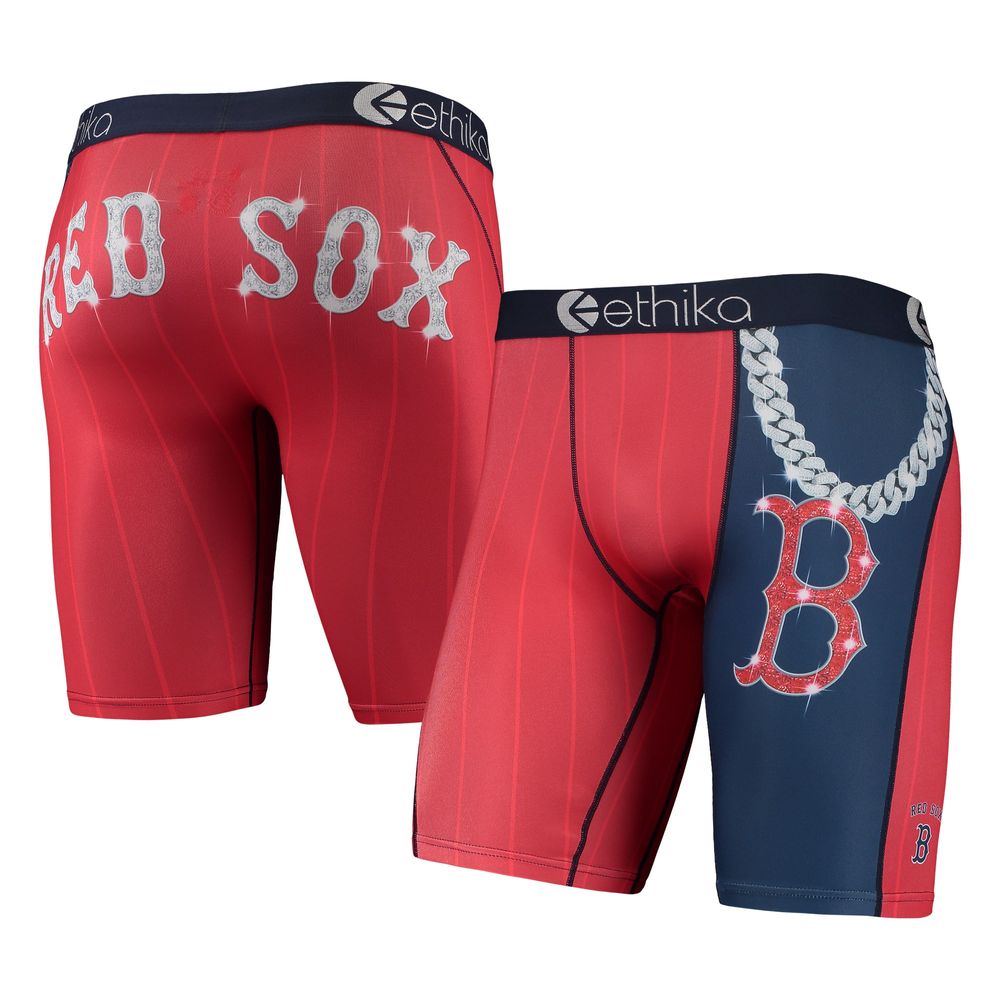 Ethika Men's Ethika Red Boston Sox Slugger Boxers