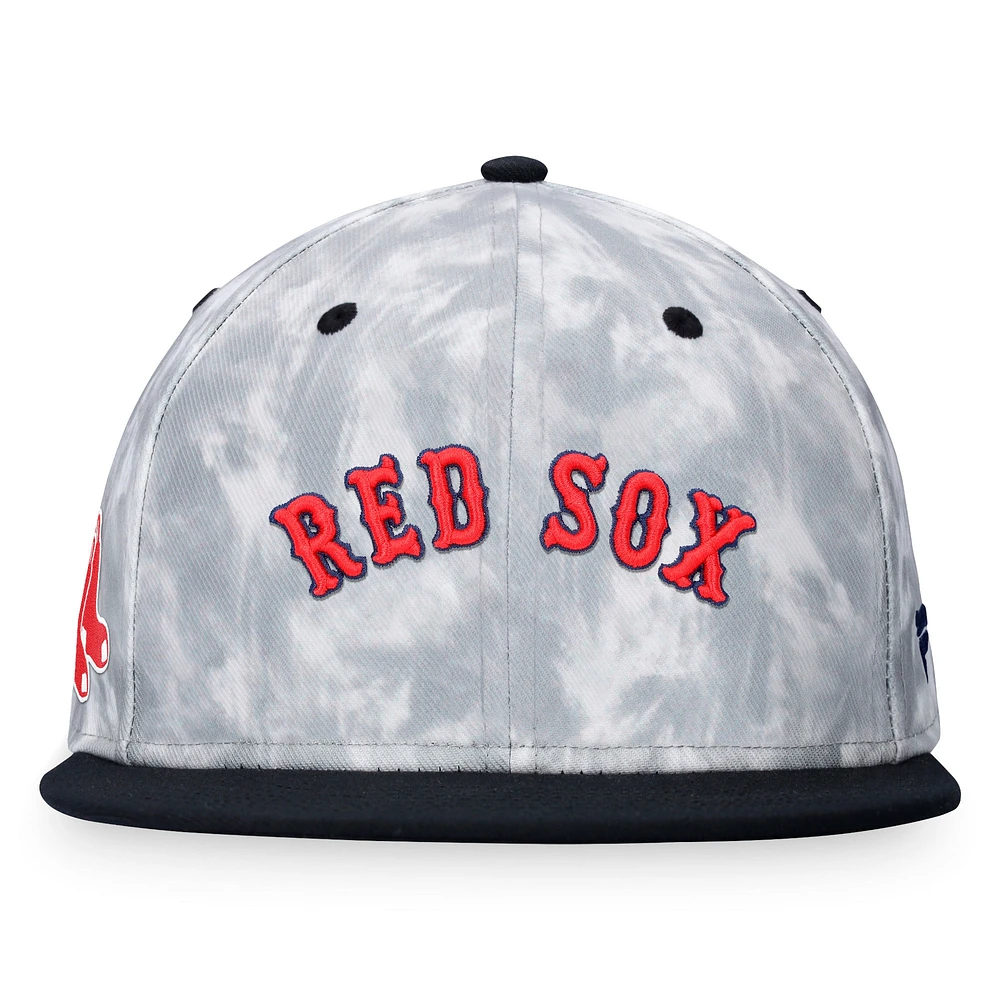 Casquette ajustée Fanatics pour hommes, noir/blanc, Boston Red Sox, teinture fumée