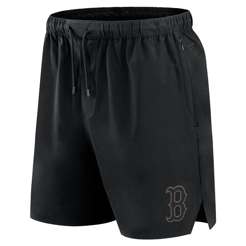Men's Fanatics Black Boston Red Sox Front Office Micro Tonal Shorts