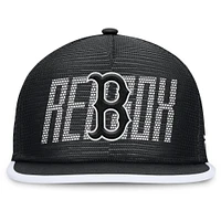 Men's Fanatics  Black Boston Red Sox Let's Glow Line Drive Snapback Hat